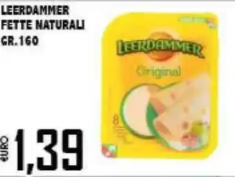 Big Food Leerdammer Fette Naturali 160gr offerta