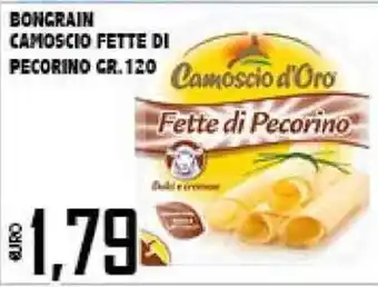 Big Food Bongrain Camoscio Fette di Pecorino 120gr offerta