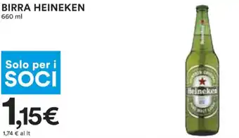 Coop Heineken Birra 660 ml offerta