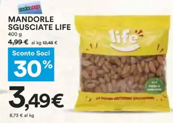 Coop Life Mandorle Sgusciate 400 g offerta