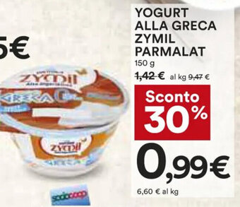 Coop Parmalat Zymil Yogurt Alla Greca 150 g offerta