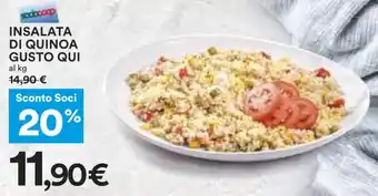 Coop Gusto Qui Insalata Di Quinoa offerta