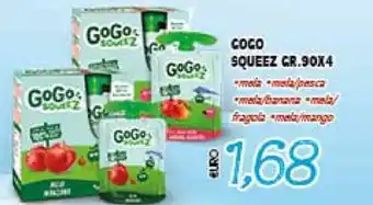 Gogo Squeez 90x4gr