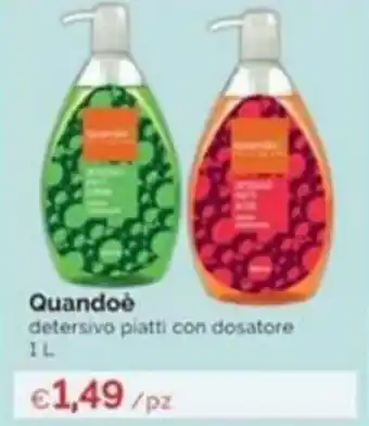 Prodet Quandoè detersivo piatti con dosatore 1 L offerta