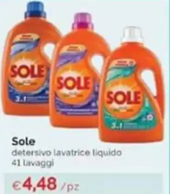 Prodet Sole Detersivo Lavatrice Liquido 41 Lavaggi offerta