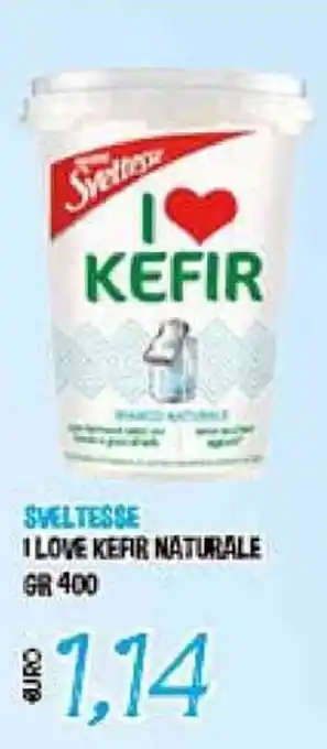 Sveltesse I Love Kefir Naturale 400gr
