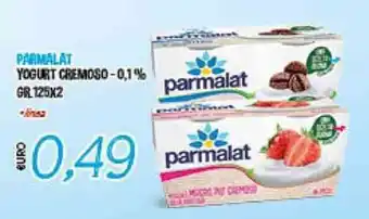 Parmalat Yogurt Cremoso - 0.1% 125gr x 2