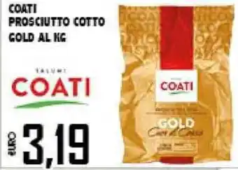Big Food Coati Prosciutto Cotto Gold al kg offerta