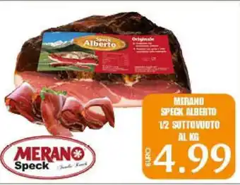 Merano Speck Alberto 1/2 Sottovuoto