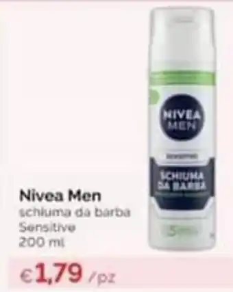 Prodet Nivea Men Schiuma da Barba Sensitive 200 ml offerta