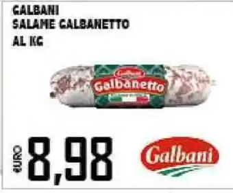Big Food Galbani Salame Galbanetto al kg offerta