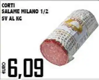 Big Food Corti Salame Milano 1/2 Sv al kg offerta