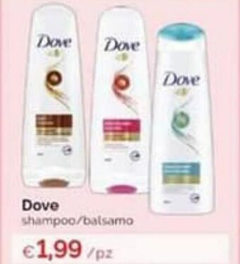 Prodet Dove Shampoo/Balsamo offerta