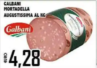Big Food Galbani Mortadella Augustissima al kg offerta
