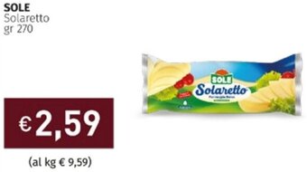 Prezzemolo e Vitale Sole Solaretto gr 270 offerta