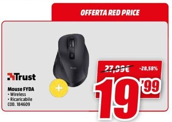 MediaWorld Trust Mouse FYDA offerta
