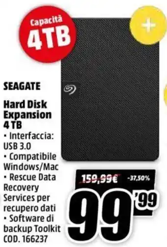 Seagate Hard Disk Expansion 4 TB