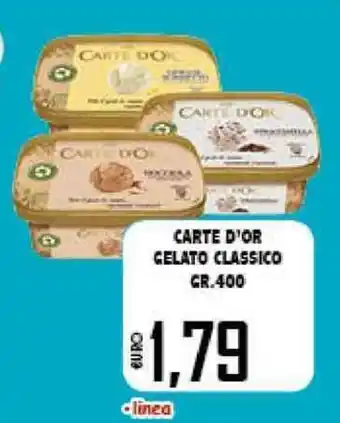 Big Food Carte d'Or Gelato Classico 400gr offerta