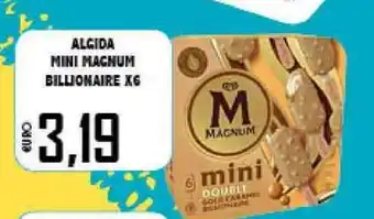 Big Food Algida Mini Magnum Billionaire x6 offerta