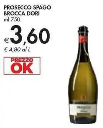 Bennet Prosecco Spago Brocca Dori 750 ml offerta