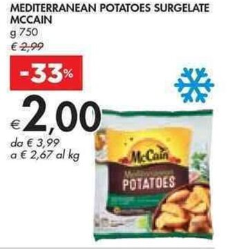 Mc Cain Mediterranean Potatoes Surgelate 750 g