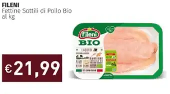 Fileni Fettine Scottili di Pollo Bio