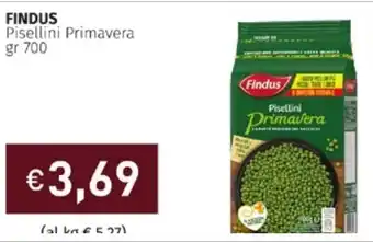 Prezzemolo e Vitale Findus Pisellini Primavera 700 gr offerta