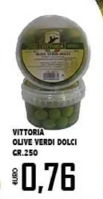 Big Food Vittoria Olive Verdi Dolci 250gr offerta