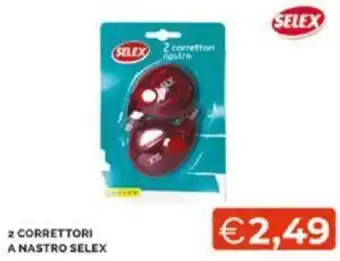 Mercatò Selex 2 Correttori a Nastro offerta