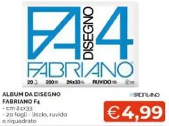 Fabriano F4 Album da Disegno