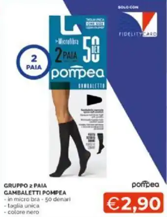 Mercatò Pompea Gruppo 2 Paia Gambaletti offerta