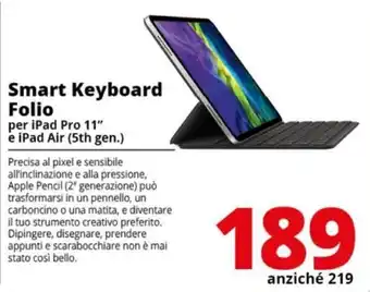 Comet Smart Keyboard Folio per iPad Pro 11' offerta