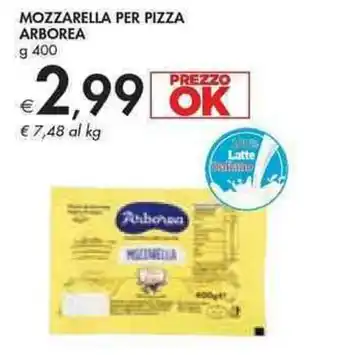 Bennet Arborea Mozzarella per Pizza 400 g offerta