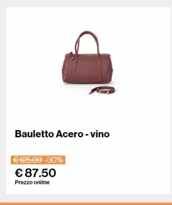 Bauletto acero vino