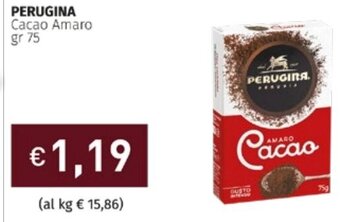 Prezzemolo e Vitale Perugina Cacao Amaro offerta