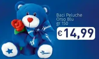 Prezzemolo e Vitale Baci Peluche Orso Blu 150 gr offerta