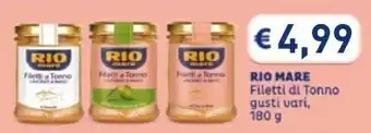 Prezzemolo e Vitale Rio Mare Filetti di Tonno gusti vari 180 g offerta