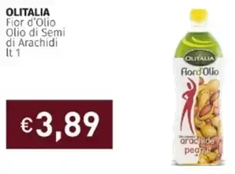 Prezzemolo e Vitale Olitalia Fior d'Olio Olio di Semi di Arachidi 1 lt offerta