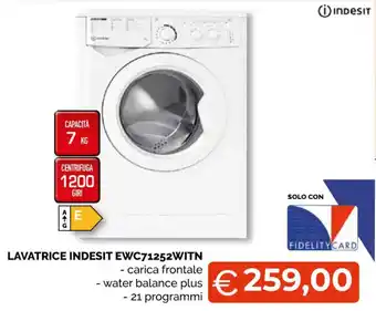Mercatò Big Indesit Lavatrice EWC71252WITN offerta