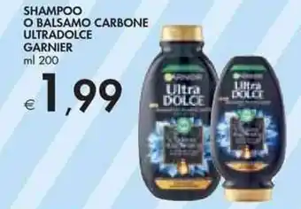 Bennet Garnier Ultra Dolce Shampoo o Balsamo Carbone 200 ml offerta