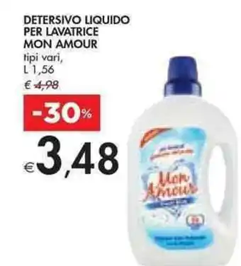 Bennet Mon Amour Detersivo Liquido per Lavatrice 1,56 L offerta