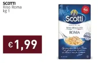Prezzemolo e Vitale Scotti Riso Roma 1 kg offerta