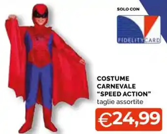 Speed Action Costume Carnevale