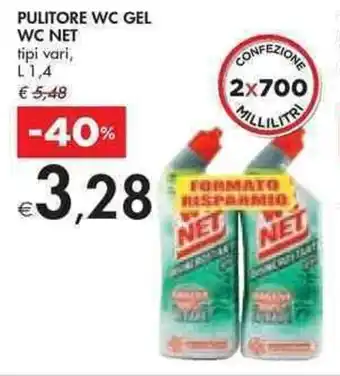 Bennet WC Net Pulitore WC Gel 1,4 L offerta