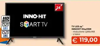 Mercatò Big Innohit TV LED 24" IH24HSM offerta