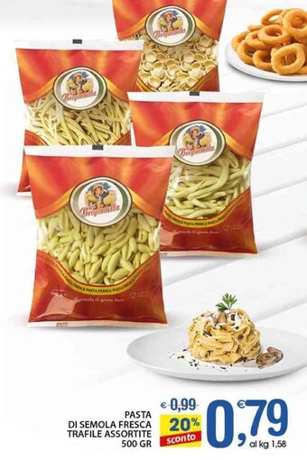 Qui Discount Pasta Di Semola Fresca Trafile Assortite 500 gr offerta