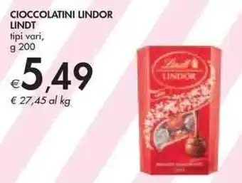 Bennet Lindt Lindor Cioccolatini 200 g offerta