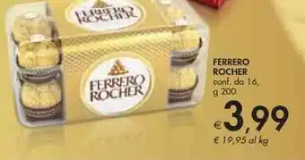 Bennet Ferrero Rocher 16 pz, 200 g offerta