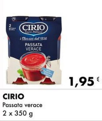 Iper Tosano Cirio Passata verace 2 x 350 g offerta