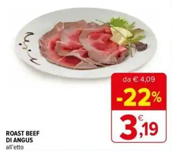 Iperal Roast Beef Di Angus all'etto offerta